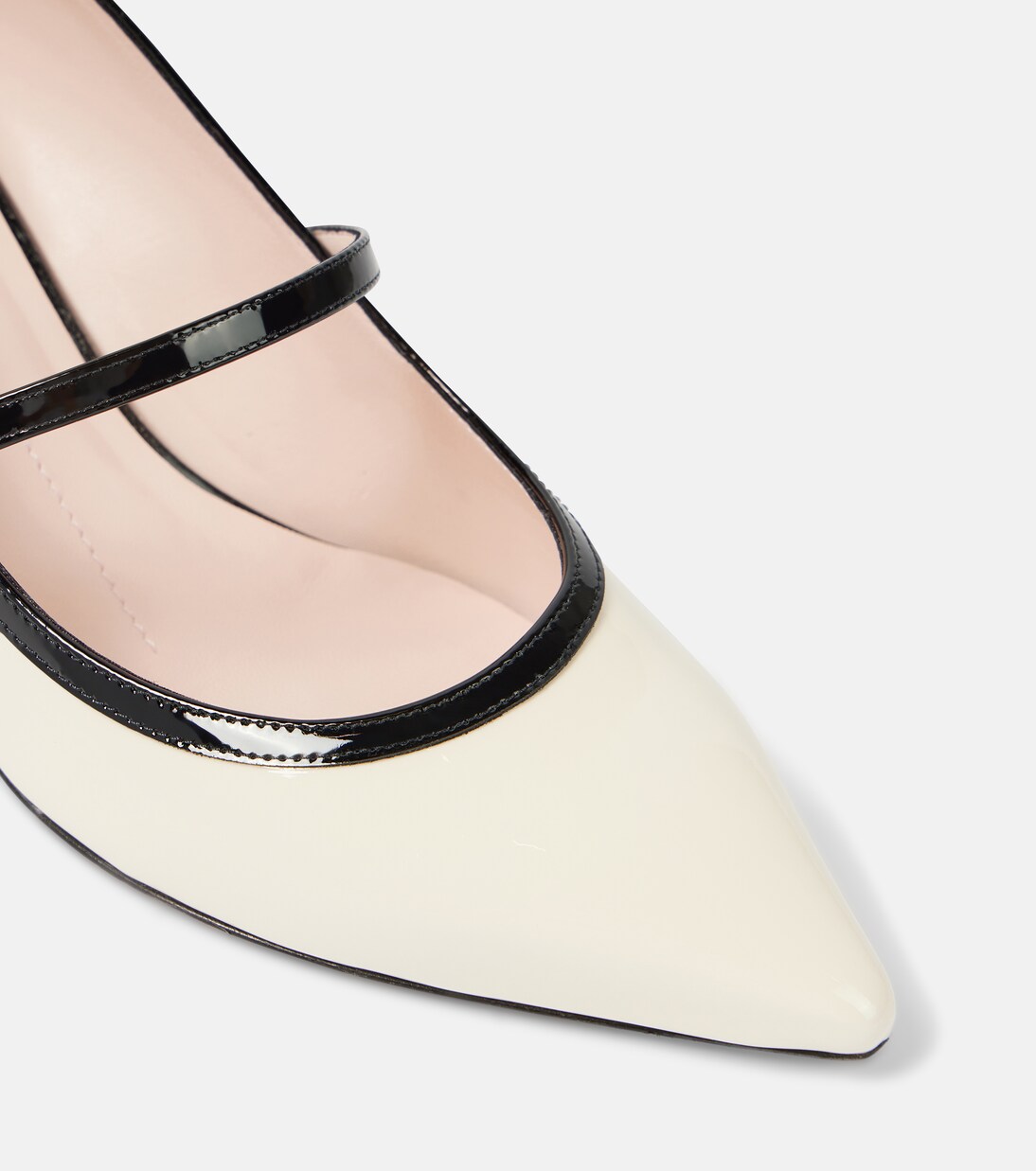 Virgule 55 patent leather Mary Jane pumps | Roger Vivier