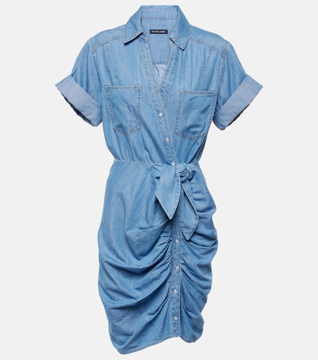 Hemdblusenkleid Hensley aus Denim | Veronica Beard