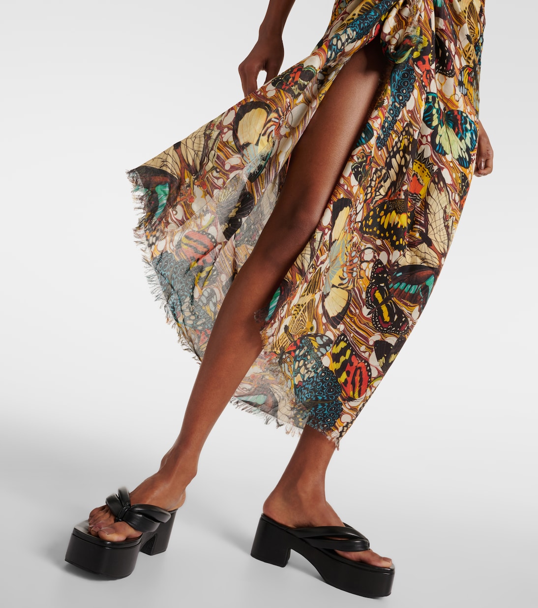 Bedruckter Pareo Papillon | Jean Paul Gaultier