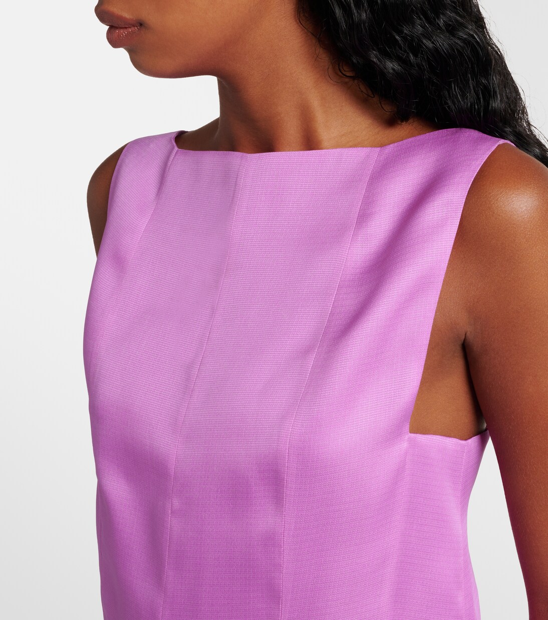 Mags真丝迷你连衣裙 | Khaite