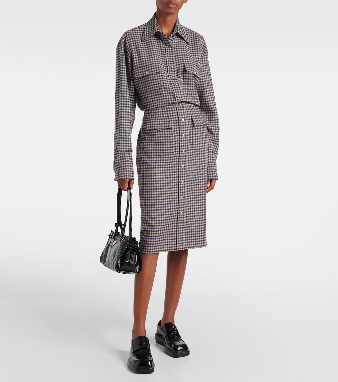 Falda tubo de lana | Prada