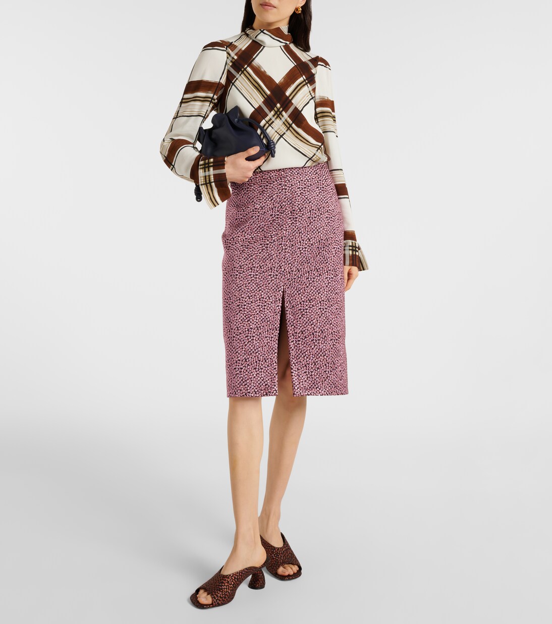 Midirock Shelda aus Jacquard | Dries Van Noten