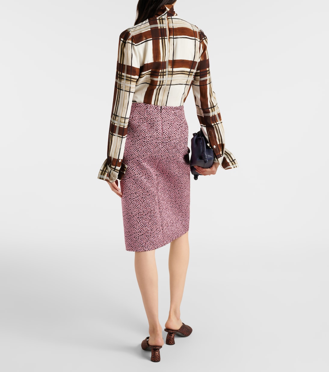 Midirock Shelda aus Jacquard | Dries Van Noten