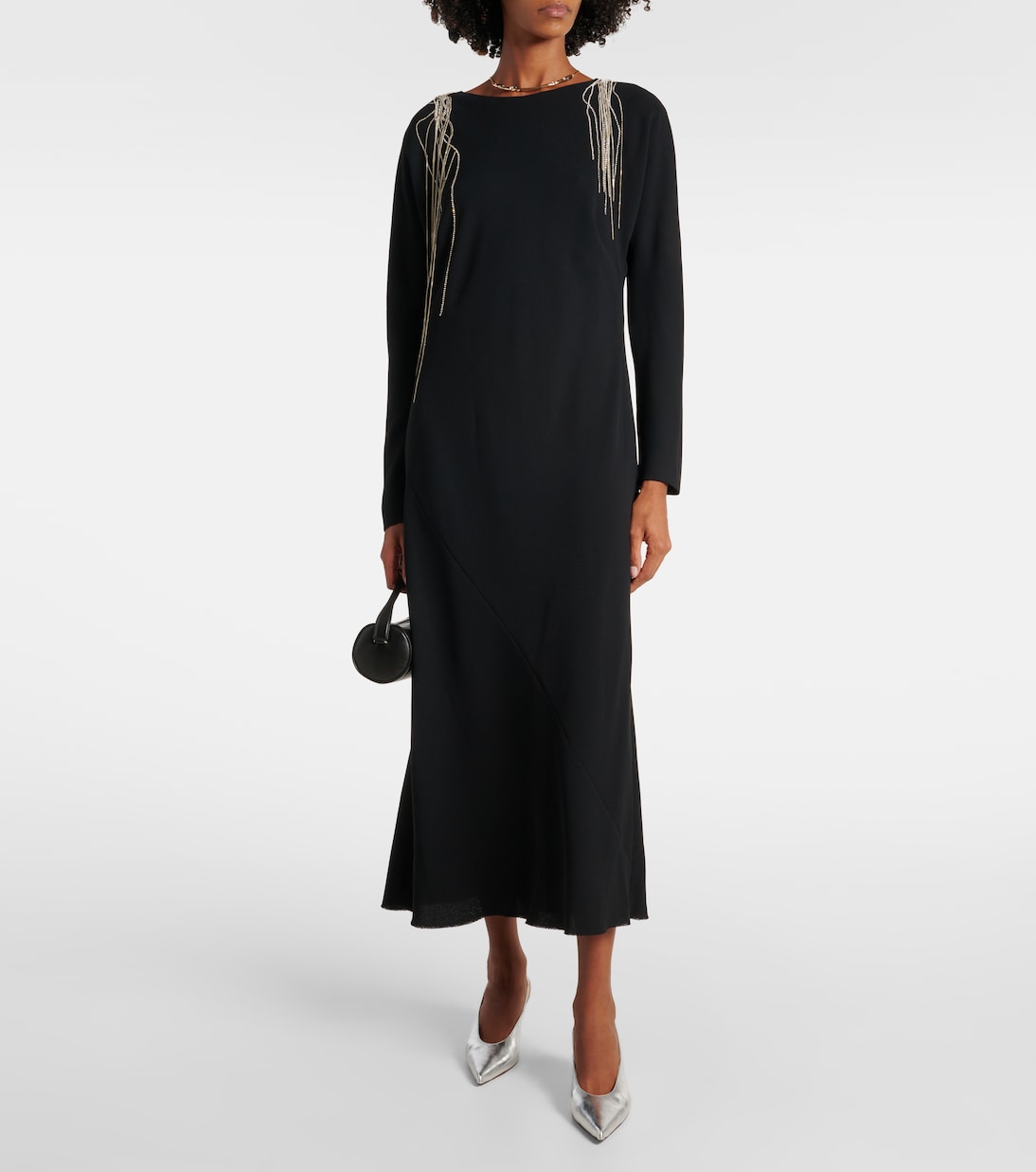 Maxikleid mit Kristallen | Dries Van Noten