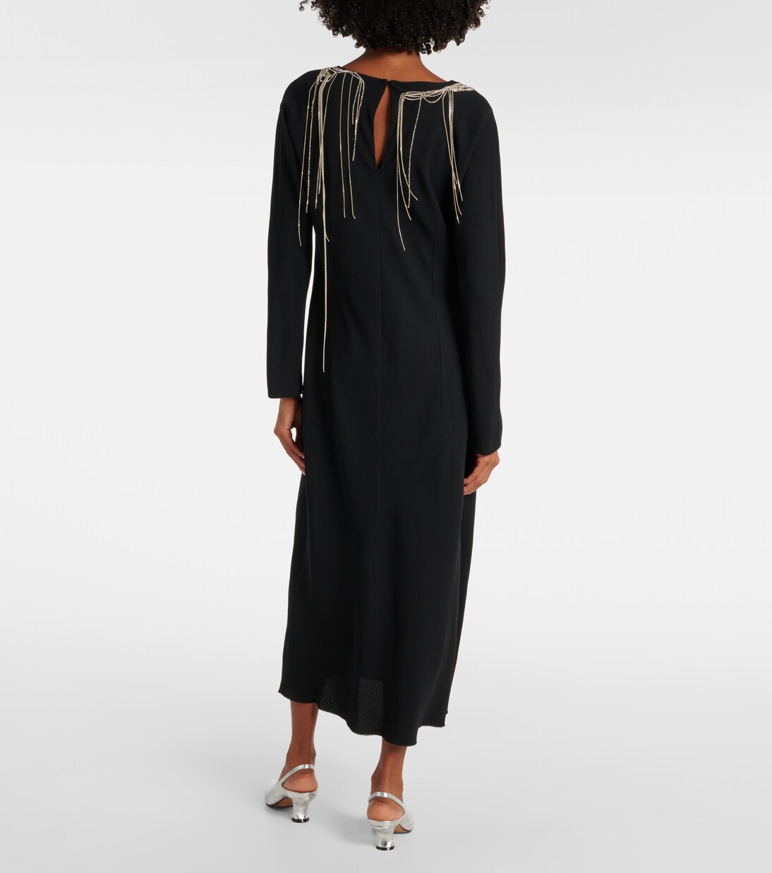 Maxikleid mit Kristallen | Dries Van Noten