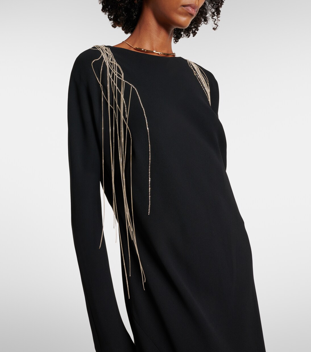 Maxikleid mit Kristallen | Dries Van Noten