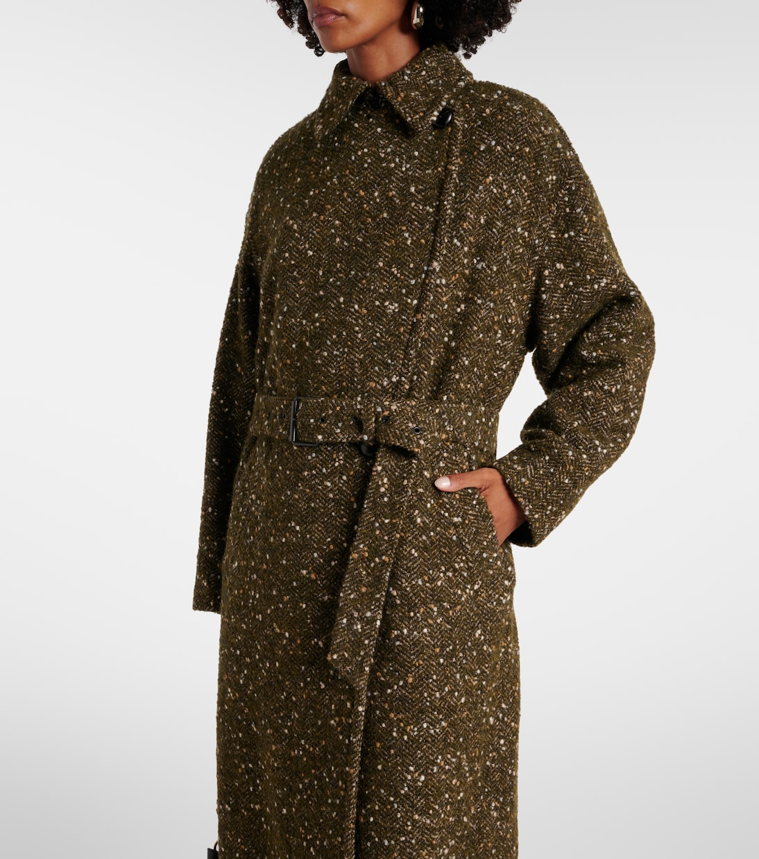 Manteau Horia en laine mélangée | Marant Etoile