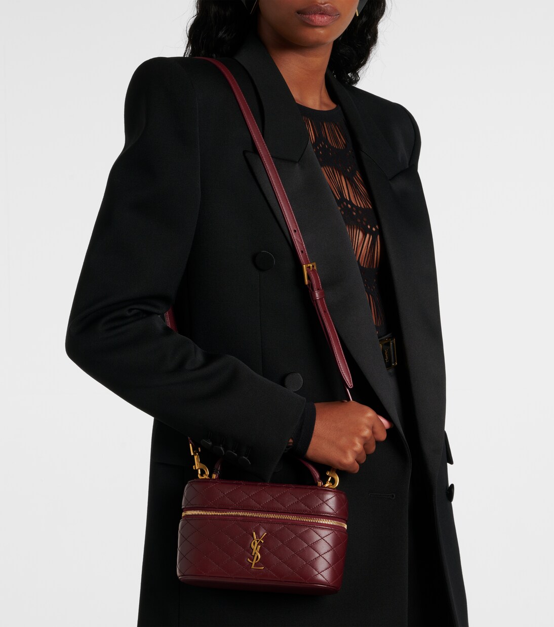 Gaby patent leather vanity bag | Saint Laurent