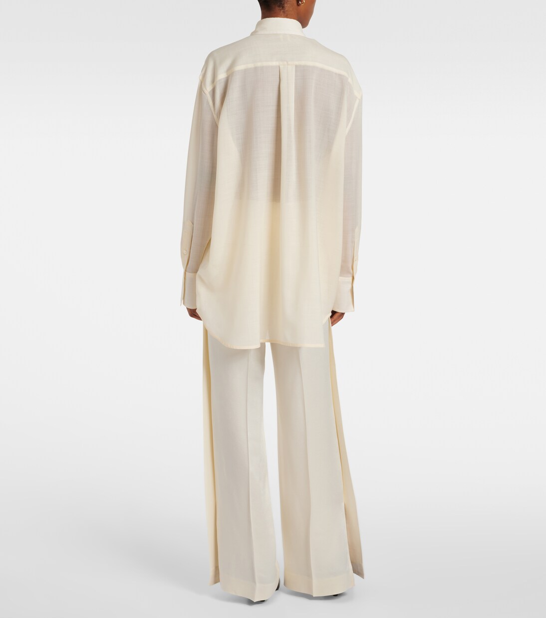 Sheer wool shirt | Toteme