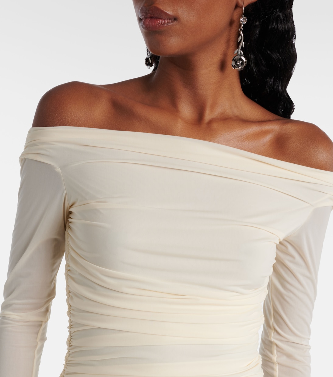 Minikleid aus Jersey und Georgette | Blumarine