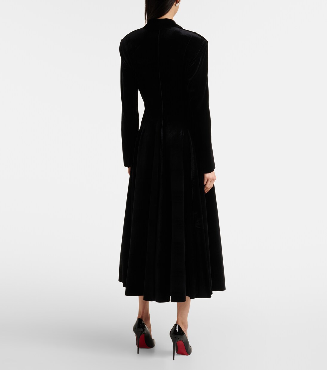 Velvet blazer dress | Norma Kamali