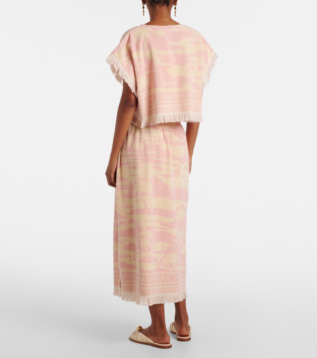 Cropped-Top Maxine aus Baumwollfrottee | Zimmermann