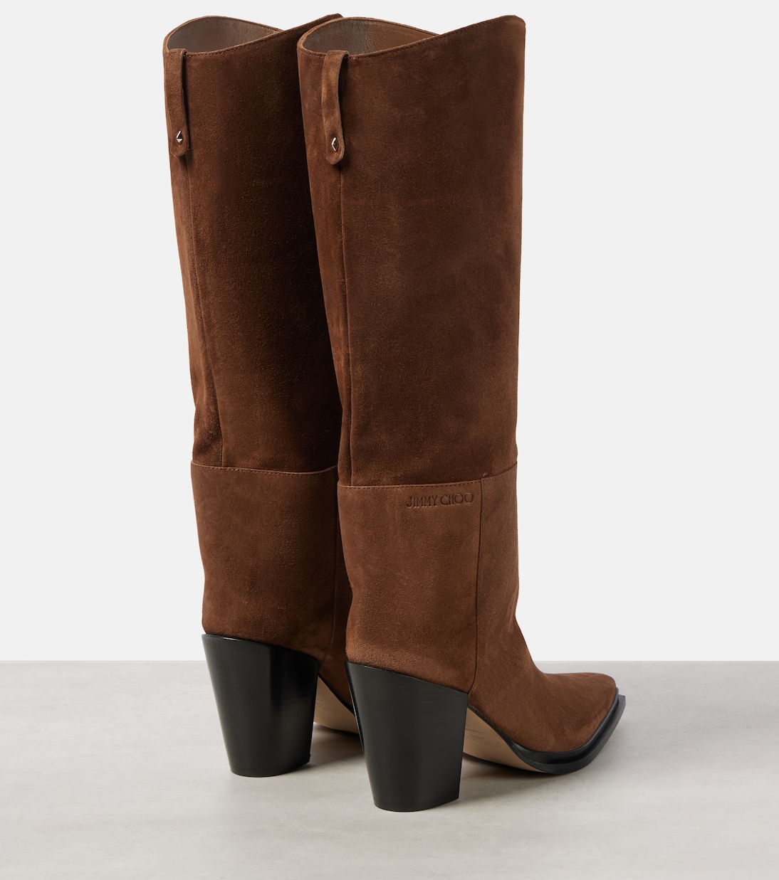 Cece 80 suede knee-high boots | Jimmy Choo