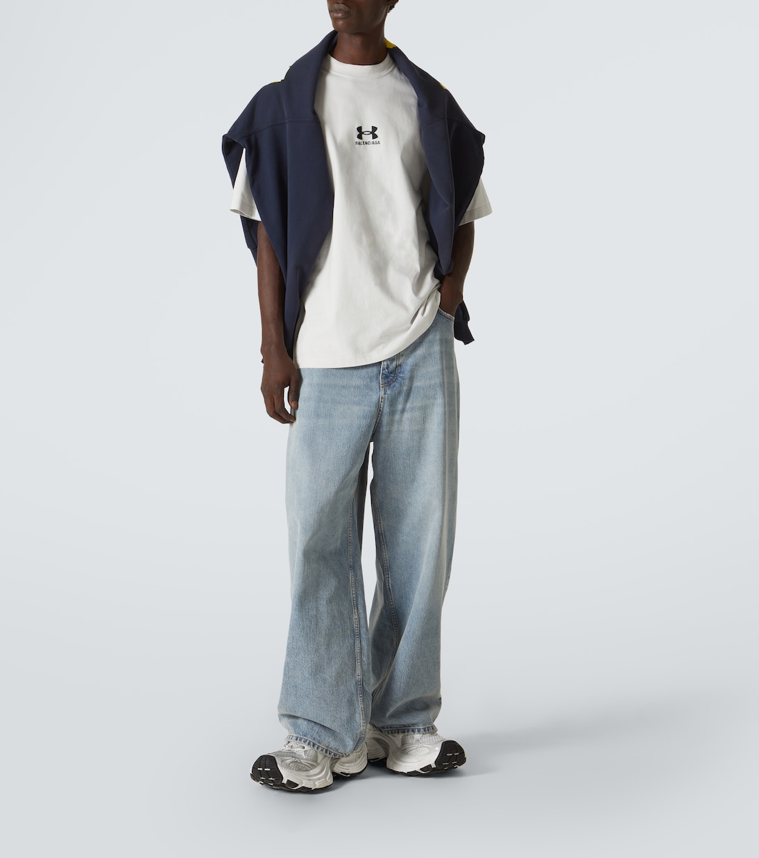 X Under Armour® T-Shirt aus Baumwoll-Jersey | Balenciaga