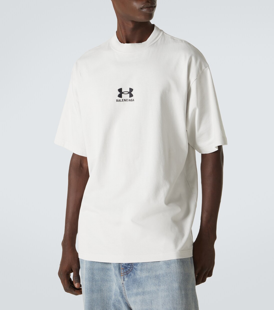 X Under Armour® T-Shirt aus Baumwoll-Jersey | Balenciaga
