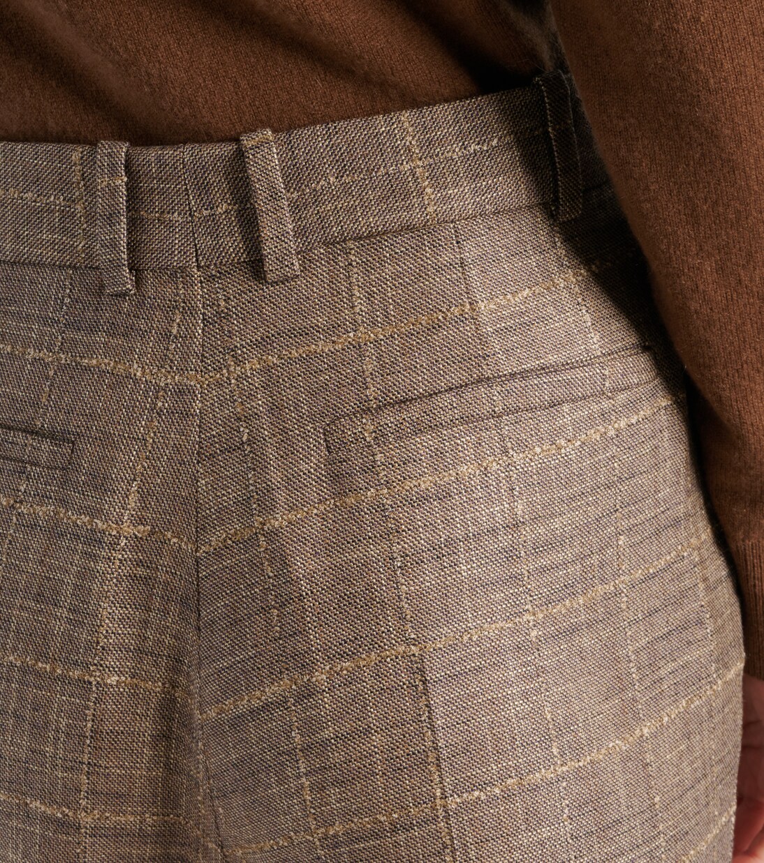 Pantalon évasé Stevens en laine mélangée | Joseph