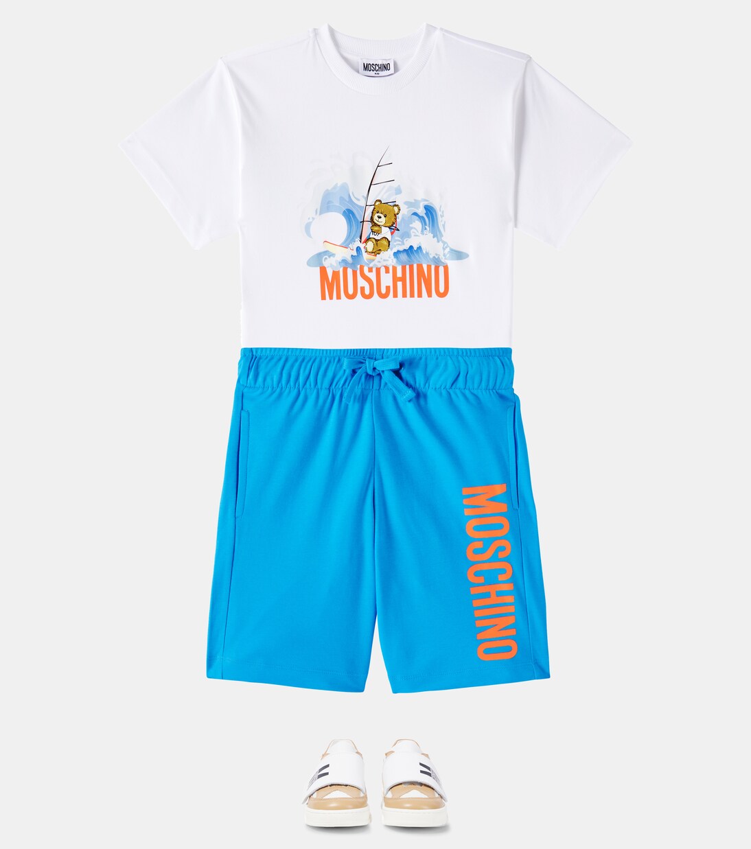 Set t-shirt et pantalon de survêtement Teddy Bear en coton | Moschino Kids