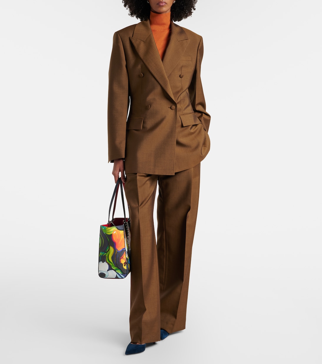 Cabata Small floral leather tote bag | Christian Louboutin