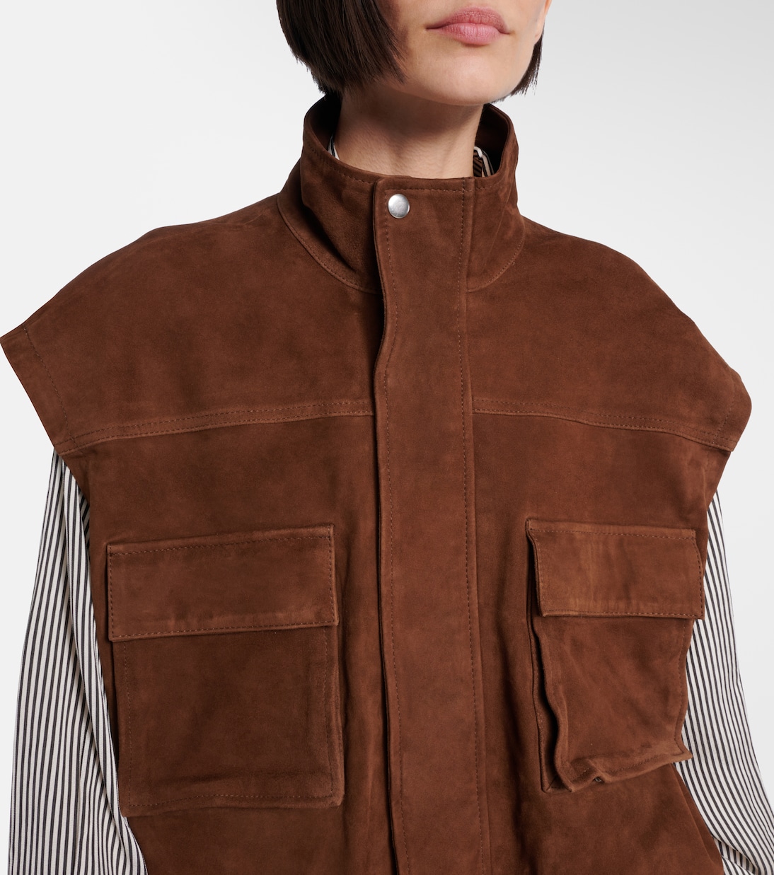 Turin oversized suede jacket | The Frankie Shop