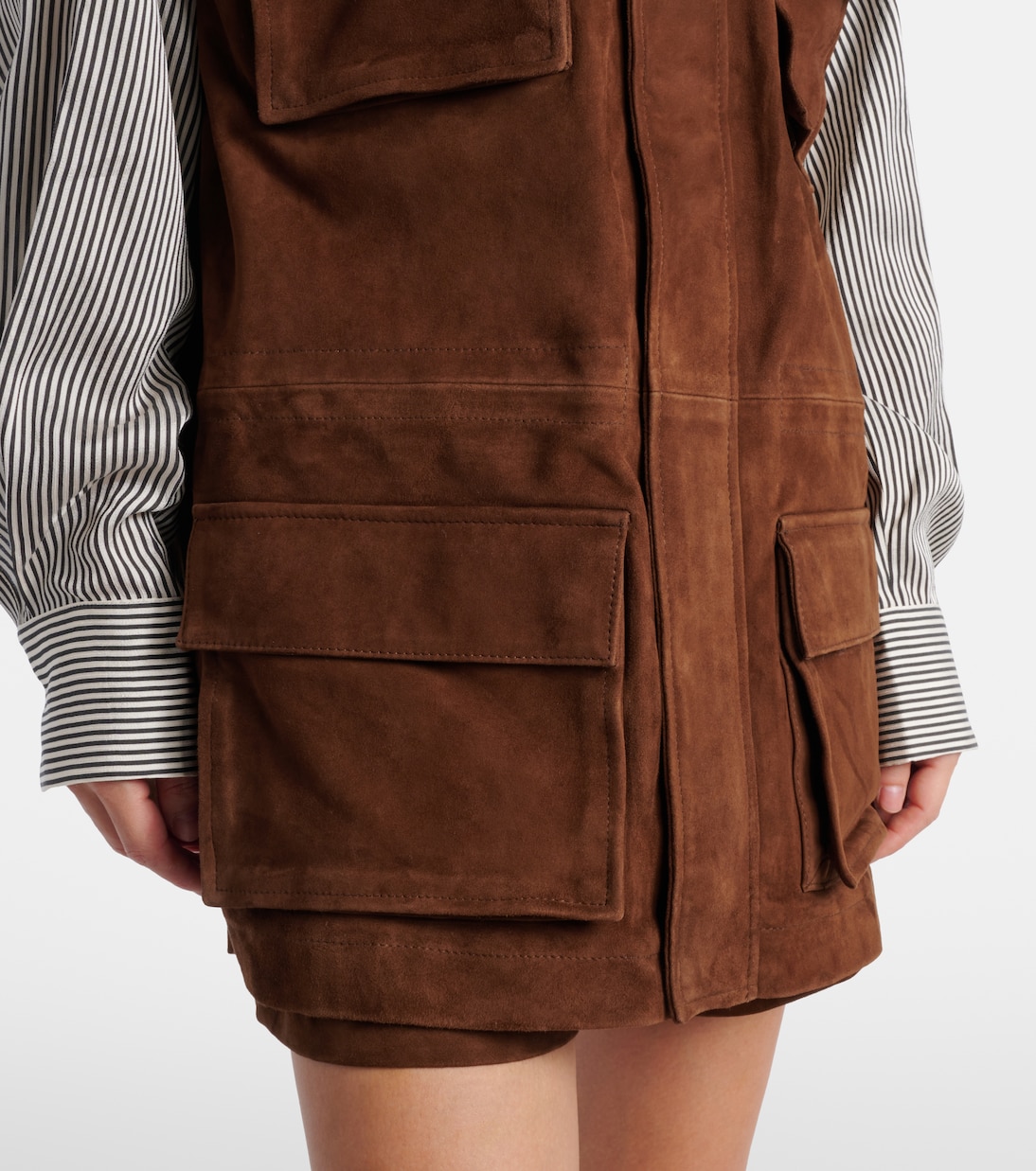 Turin oversized suede jacket | The Frankie Shop