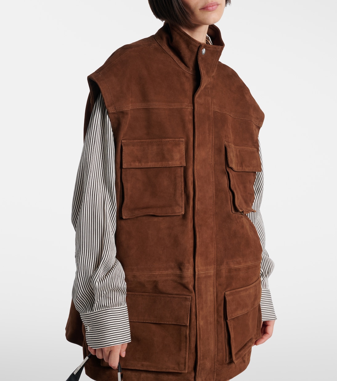 Turin oversized suede jacket | The Frankie Shop