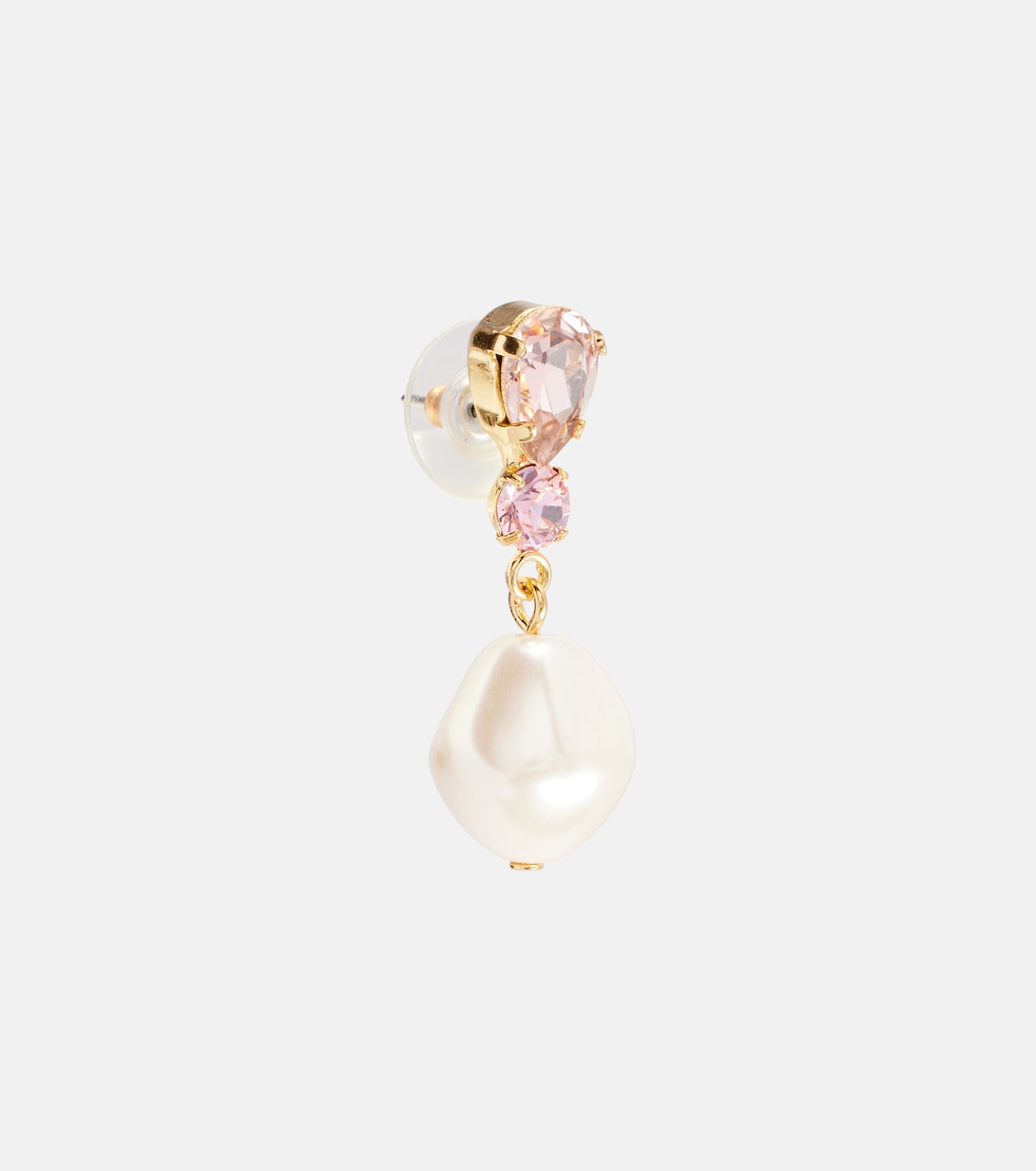 Kristina gold-plated drop earrings | Jennifer Behr