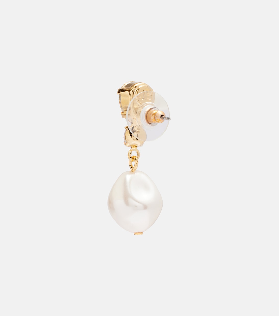 Kristina gold-plated drop earrings | Jennifer Behr