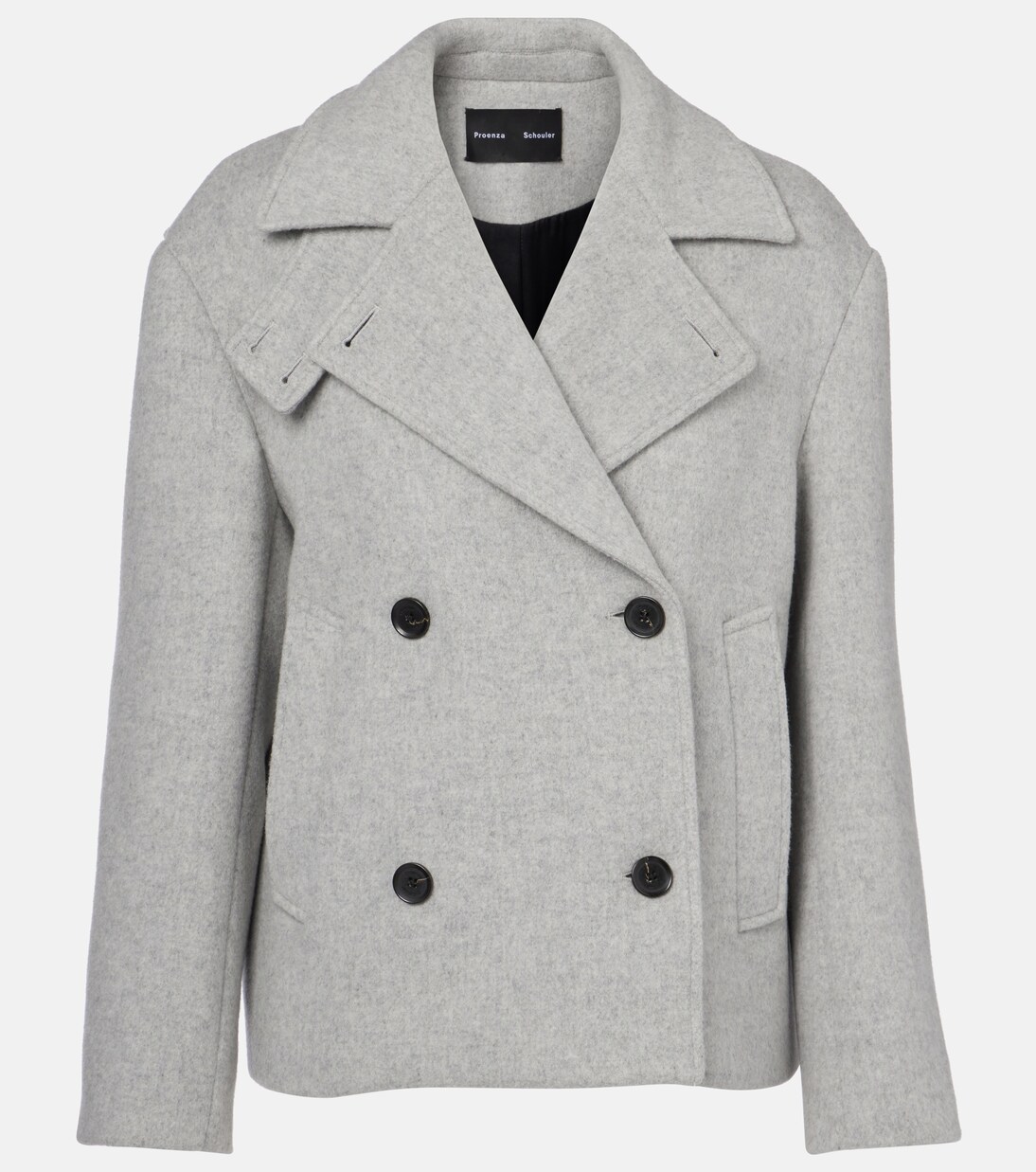 Double-breasted wool coat | Proenza Schouler