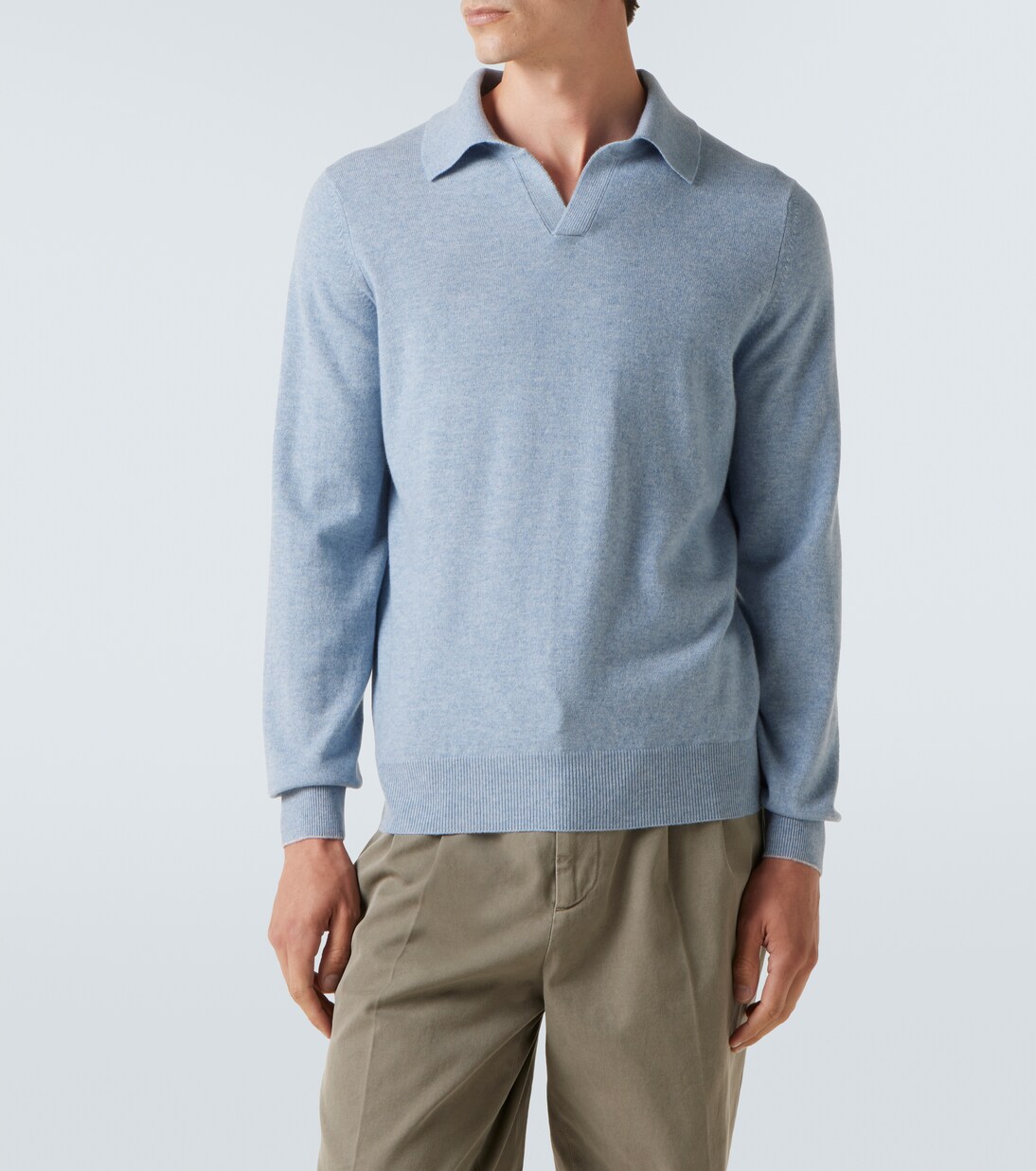 Cashmere polo sweater | Brunello Cucinelli