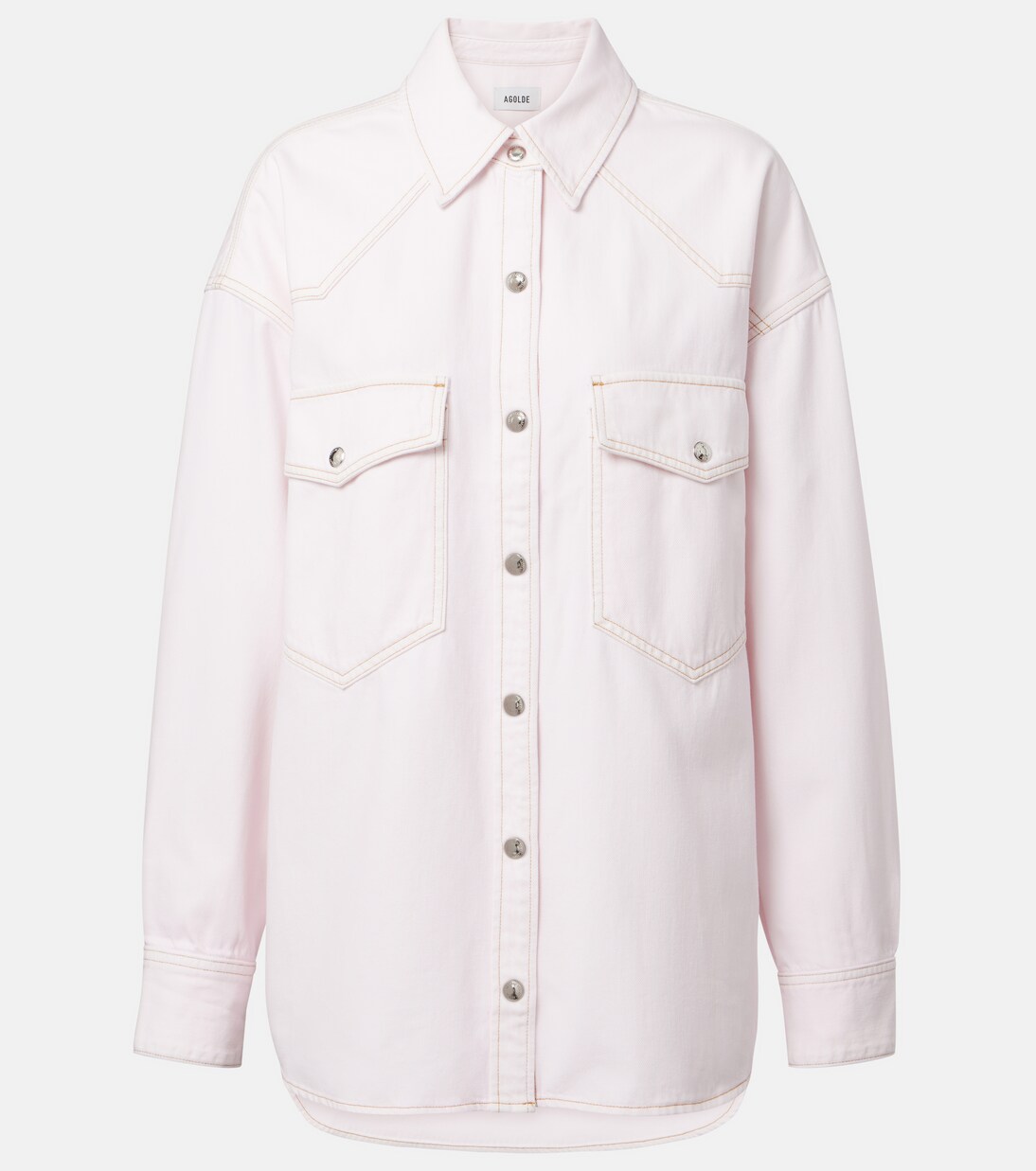 Hemdjacke Lotta aus Denim | Agolde