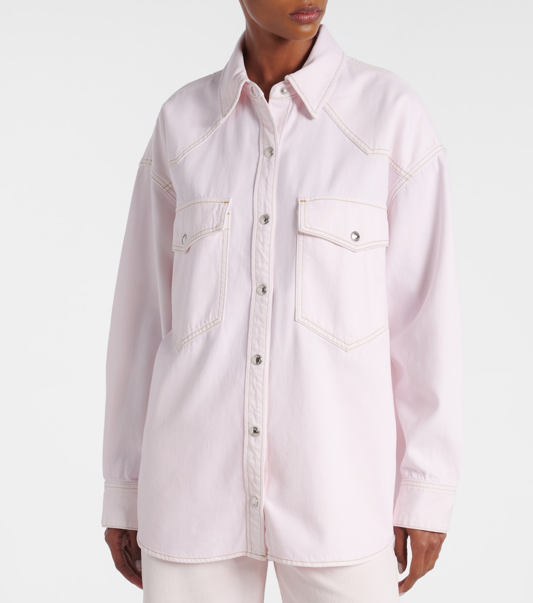 Hemdjacke Lotta aus Denim | Agolde