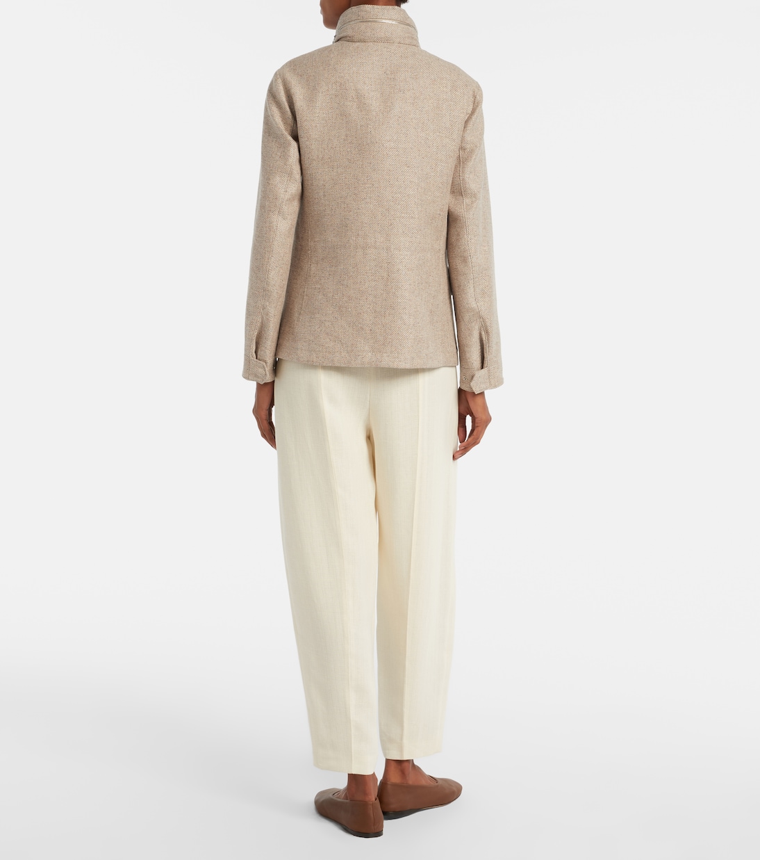 Jacke Traveler Mini aus Leinen und Baumwolle | Loro Piana