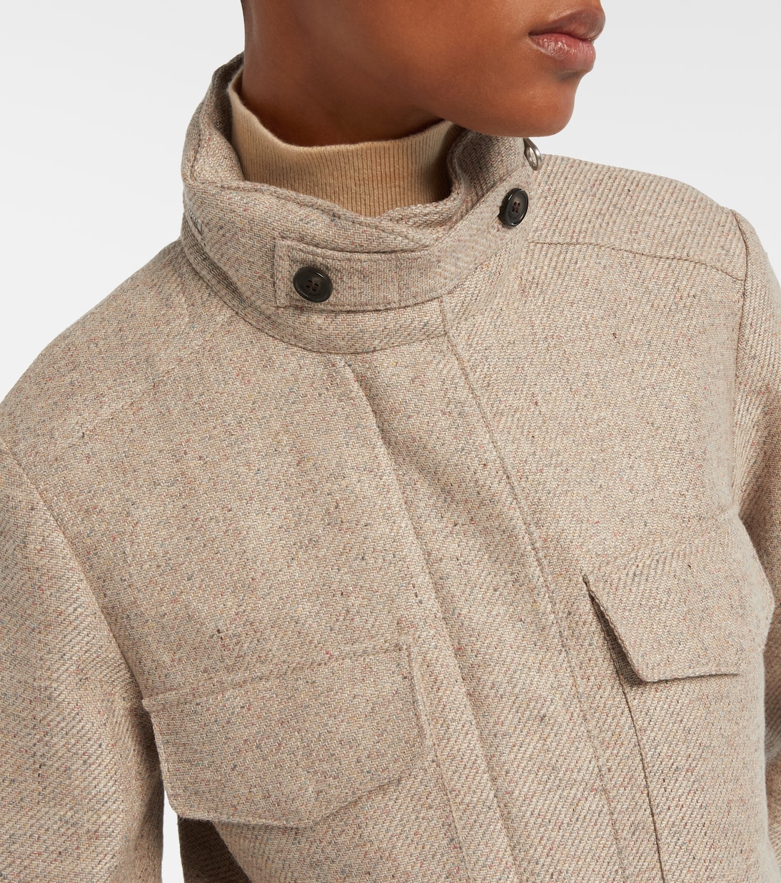 Jacke Traveler Mini aus Leinen und Baumwolle | Loro Piana