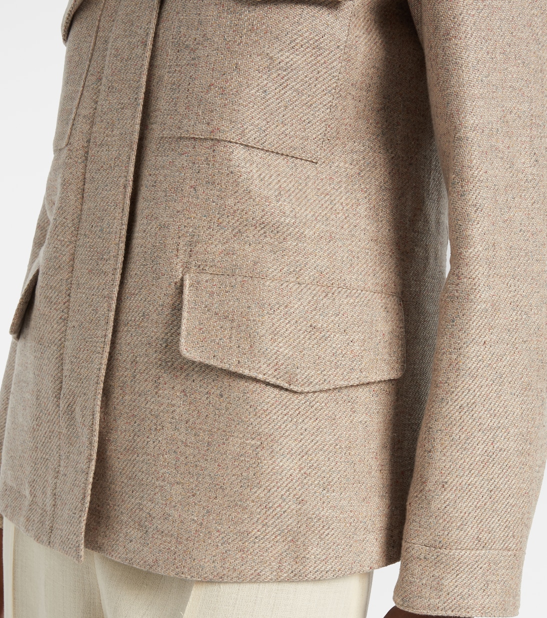 Jacke Traveler Mini aus Leinen und Baumwolle | Loro Piana