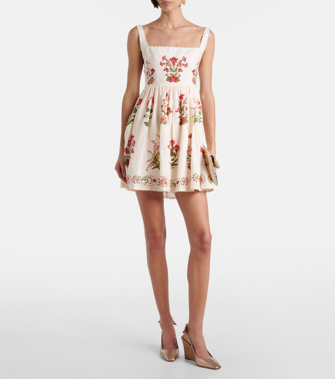 Minikleid Barbara Mini Canna aus Leinen | Agua by Agua Bendita