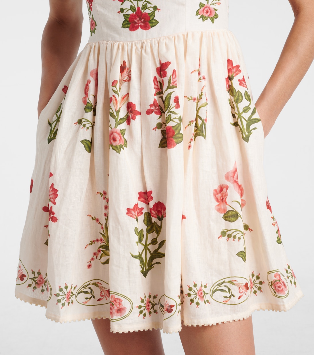 Minikleid Barbara Mini Canna aus Leinen | Agua by Agua Bendita