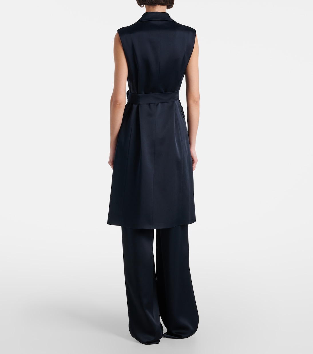 Afgano belted satin jacket | Max Mara