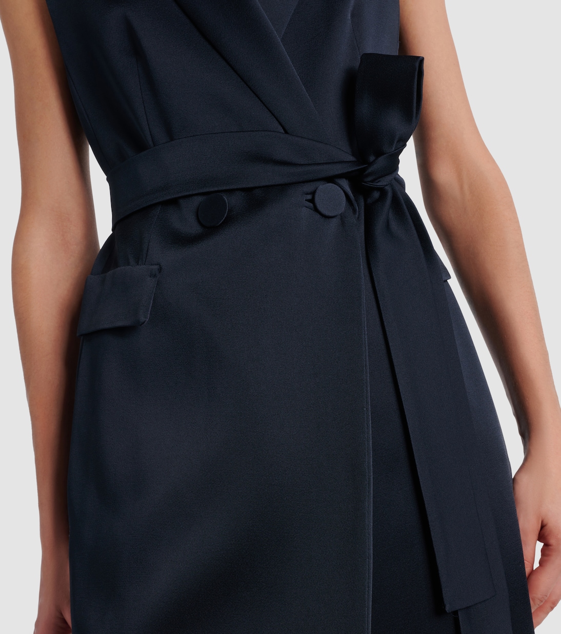 Afgano belted satin jacket | Max Mara