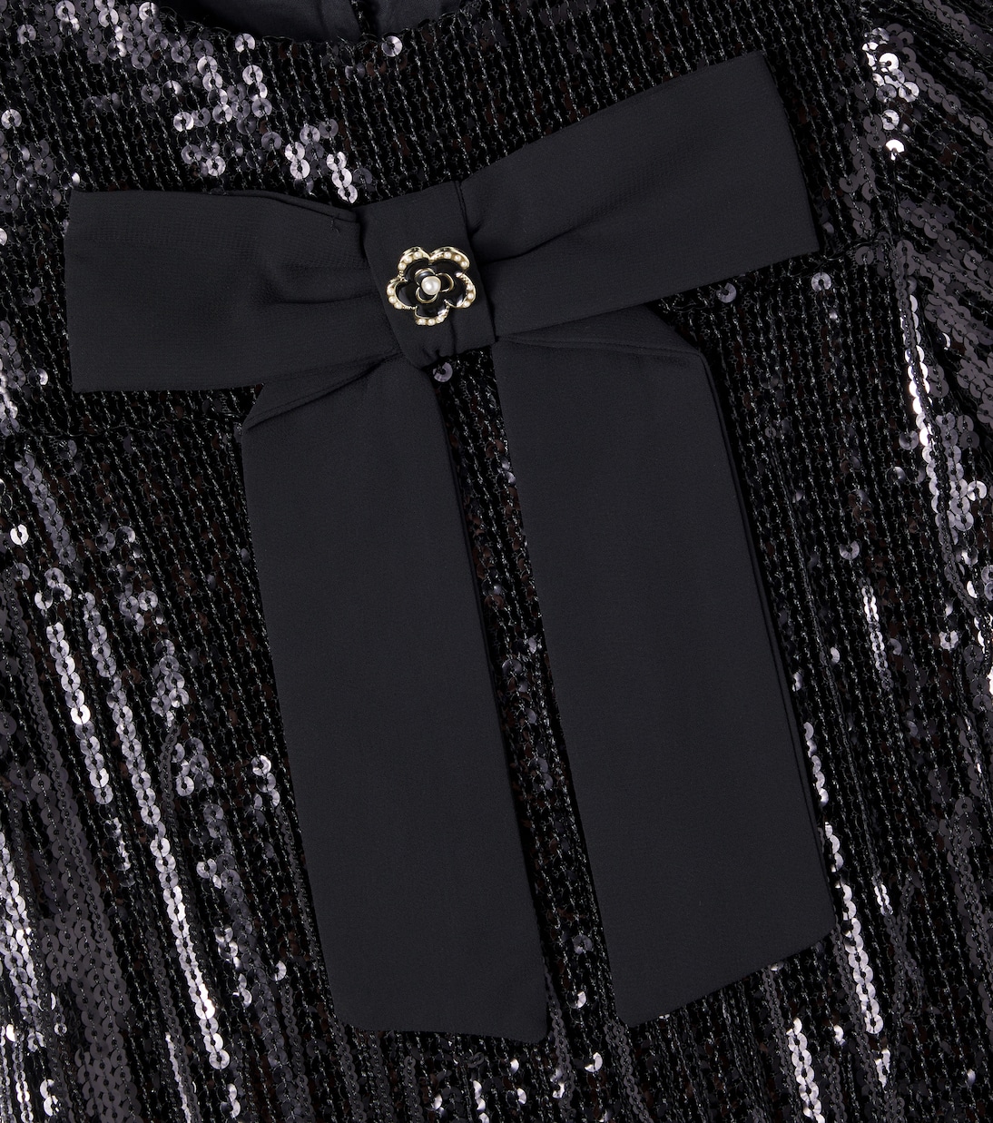 Abito con paillettes e fiocco | Patachou