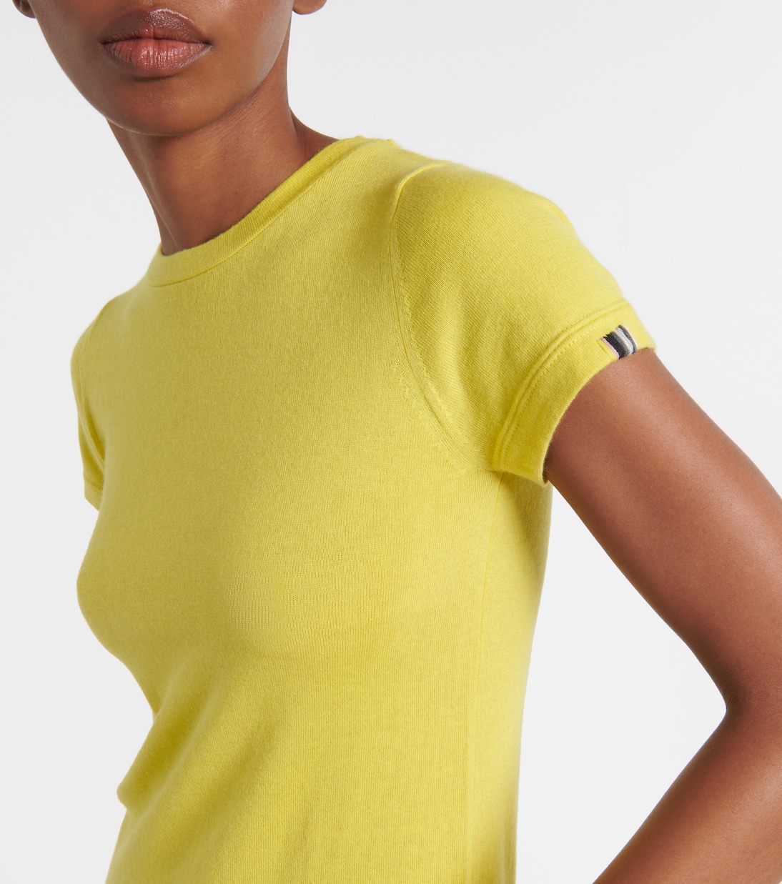 T-Shirt N°292 America aus Baumwolle und Kaschmir | Extreme Cashmere