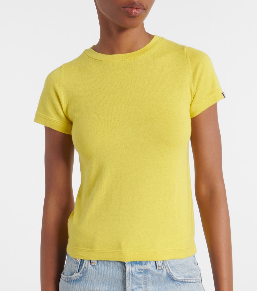 T-Shirt N°292 America aus Baumwolle und Kaschmir | Extreme Cashmere