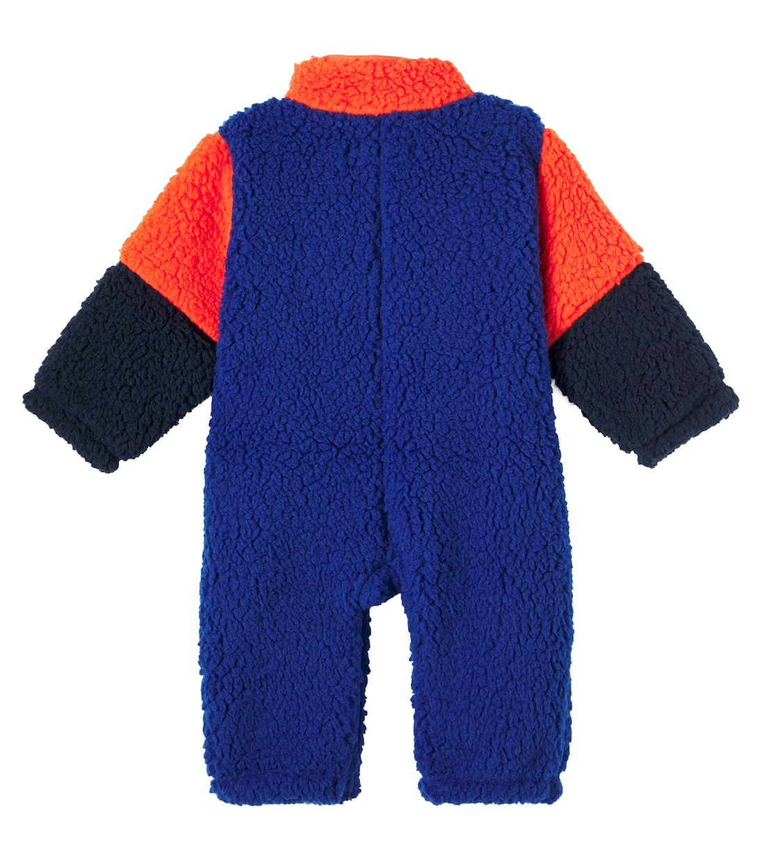 Baby colorblocked teddy snowsuit  | Tinycottons