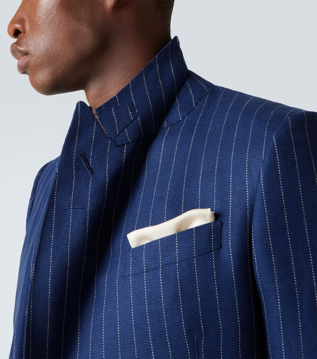 Pañuelo de bolsillo de sarga de seda estampado | Tom Ford