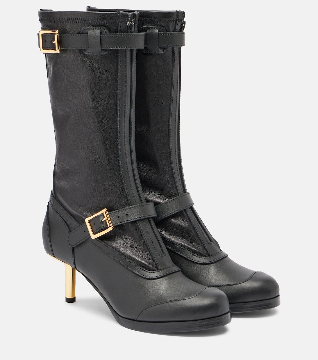 Aviator leather boots | Sacai