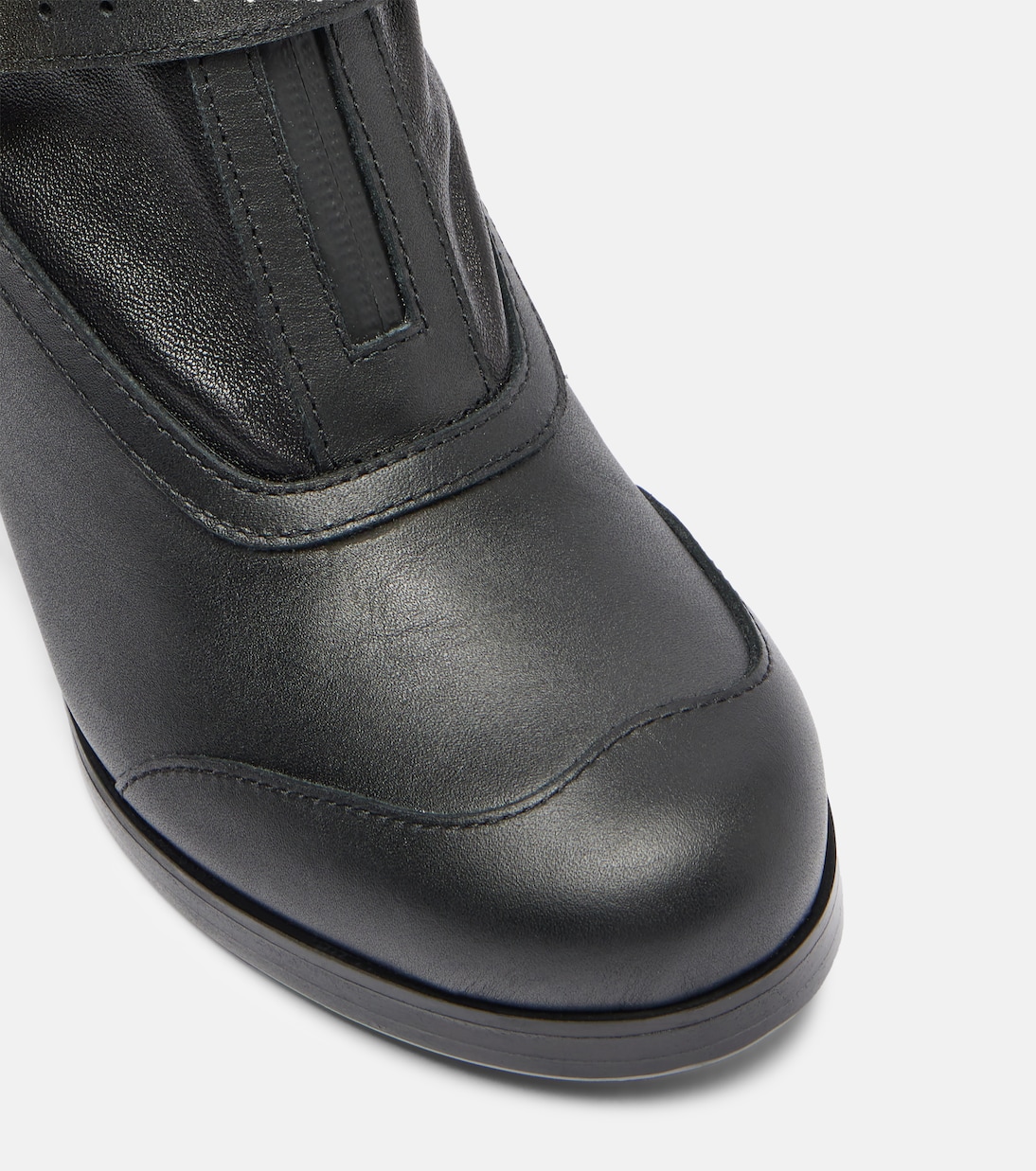 Aviator leather boots | Sacai