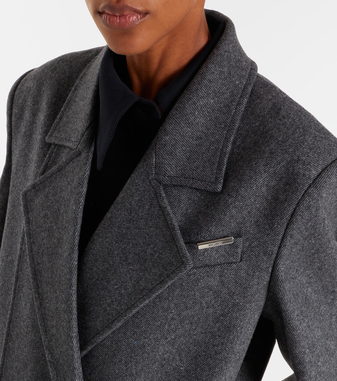 Wool-blend coat | The Attico