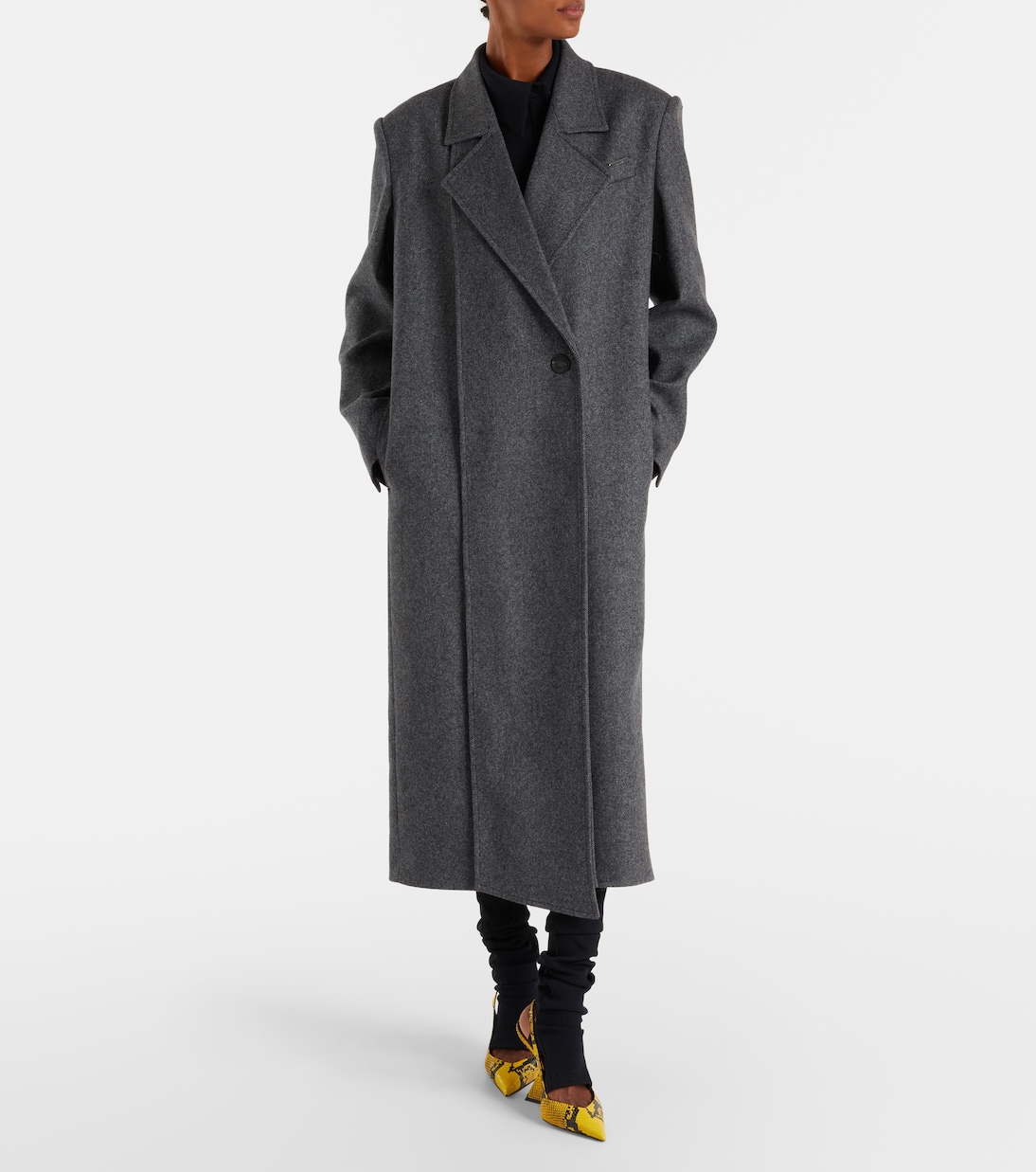 Wool-blend coat | The Attico