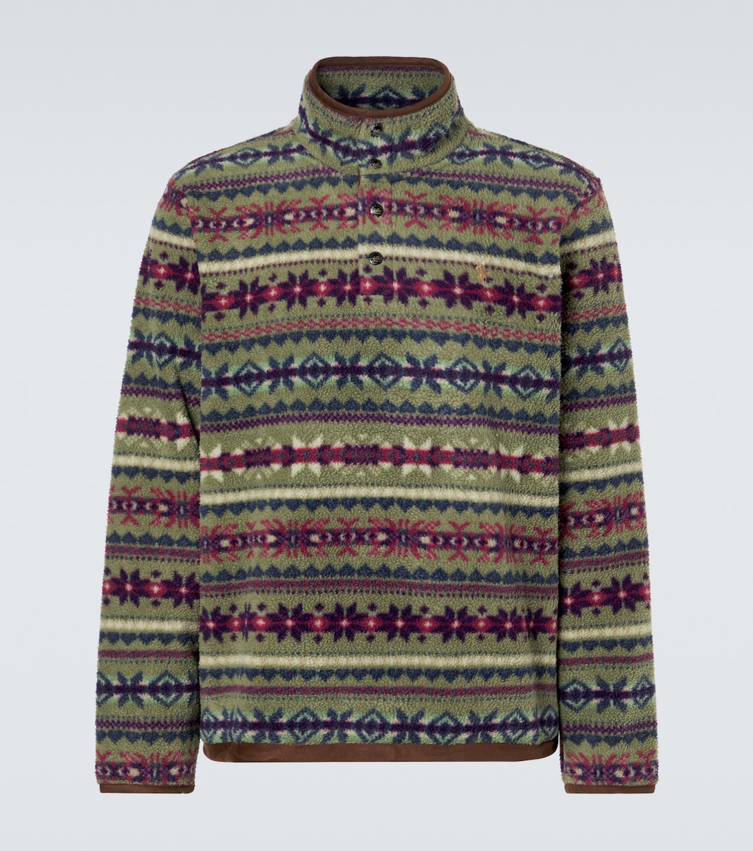 Bedruckter Pullover aus Teddyfleece | Polo Ralph Lauren