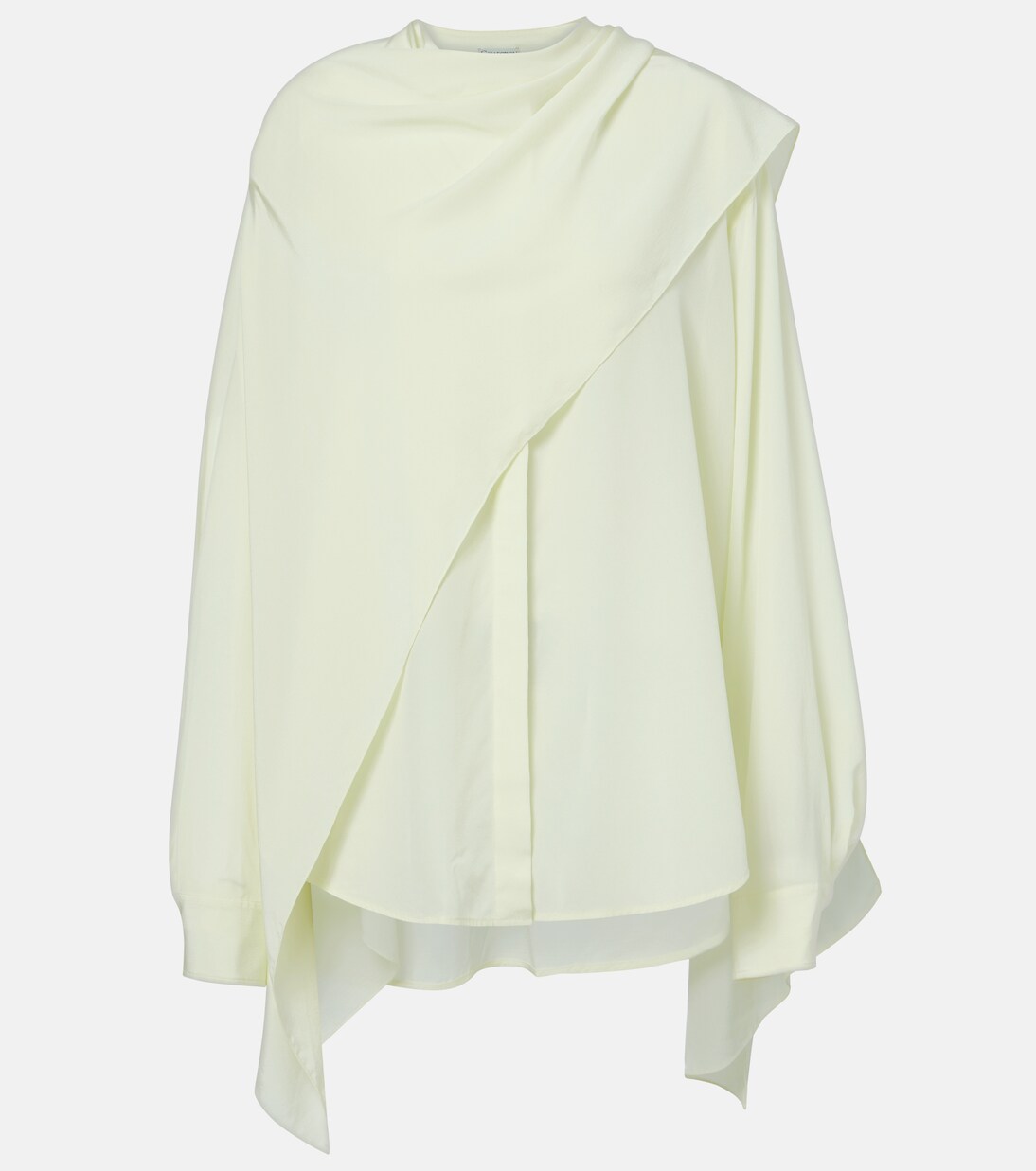 Kiki draped silk blouse | Calvin Klein Collection