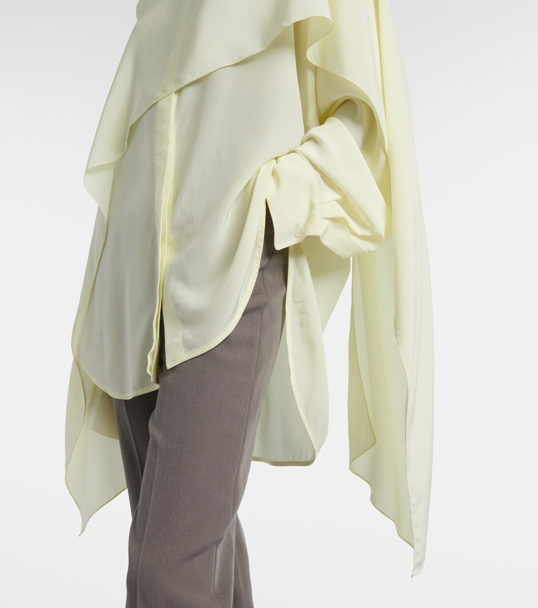 Kiki draped silk blouse | Calvin Klein Collection
